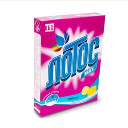 ЛОТОС-ВОЛГА стир.порошок 350гр картон Лимон