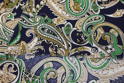 Штапель Дилара цв.чернильно-синий, ш.1.45м, вискоза-100%, 100гр/м.кв - Купава фото 2