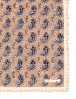 Светло-коричневый шерстяной платок - Cacharel фото 5