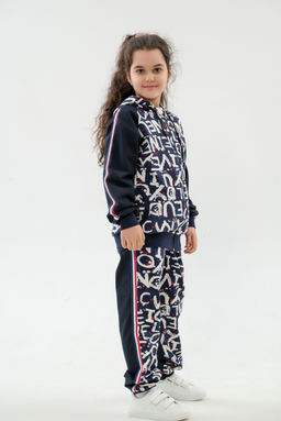 Костюм подростковый из футера 2-хн джемпер и брюки SportLand буквы - Амадэль фото 3