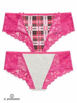 Pelican 2шт. в упаковке LUHA6194(2) трусы женские  фото 4