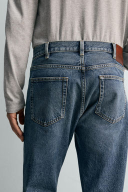 JEANS STRAIGHT BOOTCUT FIT LIMITED EDITION / Azul / Verde - Zara фото 7