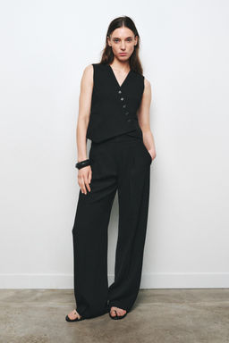 ZW COLLECTION ASYMMETRIC WAISTCOAT - Zara фото 31
