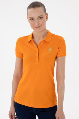 Kad_n Turuncu Basic Polo Yaka Ti__rt - U.s. polo assn фото 3