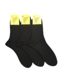 Цена за 10 пар. Чебоксары носки мужские хлопок 100% с рисунком черные - VIKATEX фото 2