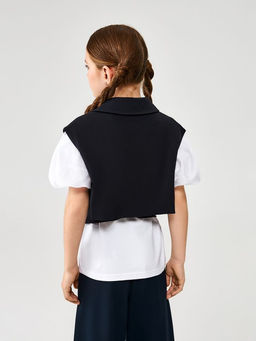 ACOOLA / Жилет детский для девочек Music черный-синий фото 4