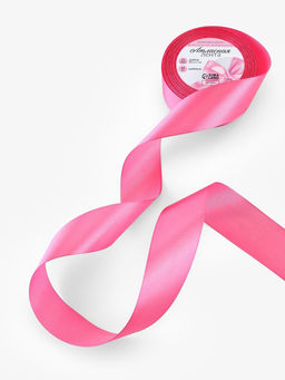 Цена за 2 шт. Лента атласная 40мм25±1ярд(23м±1м) СП розовый АУ