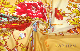 Большой, двусторонний платок из новой, необычной ткани - Tantino фото 5