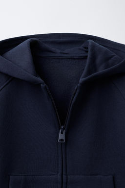 BASIC ZIP-UP SWEATSHIRT - Zara фото 3