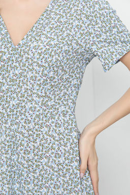 Платье Римские каникулы (голубое) П5605 - Lt collection фото 16