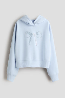 Sudadera oversize con capucha y motivo - H&m фото 2