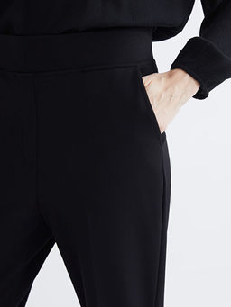 Standart Fit ?spanyol Pa?a Kad?n Pantolon