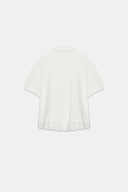 CAMISETA COMBINADA ALGOD?N / Blanco - Zara фото 9