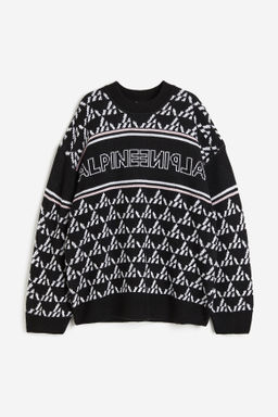 Jersey oversize en punto jacquard - H&m фото 3