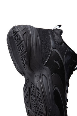 Кроссовки повседневные утепленные Черный/Серый