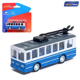 Троллейбус металлический Город, инерционный