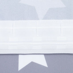 Шторы портьерные «Этель» Grey stars, 145×260 см, 2 шт., габардин