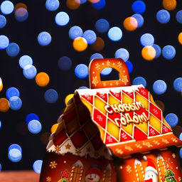 Цена за 10 шт. Подарочная коробка Пряничный 12 х 12 х 16,8 см - Simaland фото 5