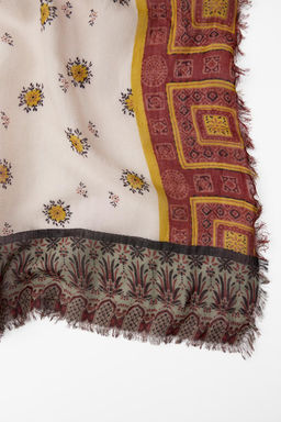 PRINTED COTTON SCARF - Zara фото 3