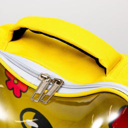 Рюкзак для переноски животных Котик, прозрачный, 34 х 25 х 40 см, жёлтый - Пижон фото 6