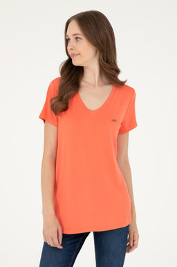 Женская базовая футболка с цветком граната Неожиданная скидка в корзине