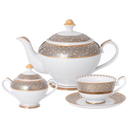 ЧАЙНЫЙ СЕРВИЗ LEFARD МЕРЦАНИЕ HА 6 ПЕР. 14 ПР. 1300/250/270 МЛ