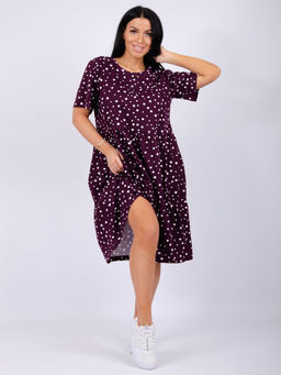 Платье Касадея, трикотаж - Малина фото 23