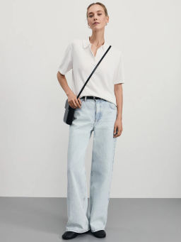 Джинсы wide leg с высокой посадкой / Zarina фото 5