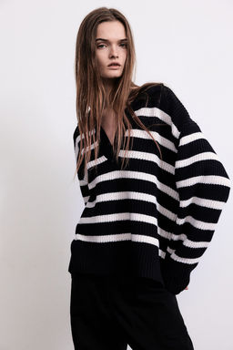 Jersey estilo polo en punto de canale - H&m фото 2