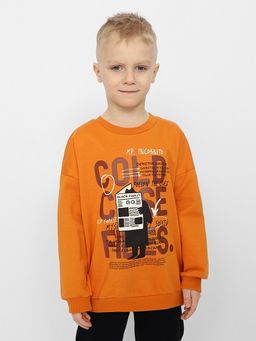 CRB wear/CWKB 63237-29-328 Джемпер для мальчика,оранжевый/Ex.Cherubino