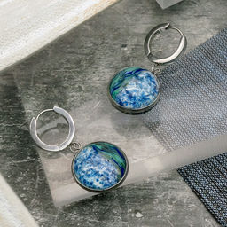 Серьги из муранского стекла