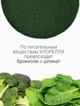 Спирулина + Хлорелла порошок 150г - Sneko Gold фото 13