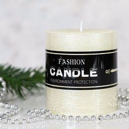 Свеча столбик 7х7,5 см / ZD-091 /уп 72/ - Галеонтрейд фото 2