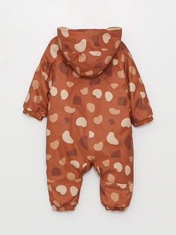 Kap??onlu Uzun Kollu Bask?l? Erkek Bebek Astronot Mont - Waikiki фото 3