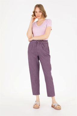Женские фиолетовые джинсовые брюки Неожиданная скидка в корзине