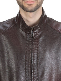 211 BROWN Куртка из эко-кожи мужская