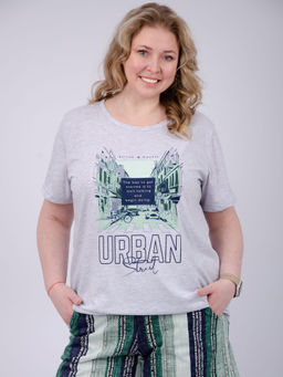 Костюм Город шорты, трикотаж - Малина фото 2