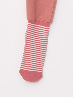 Beli Lastikli Basic K?z Bebek ?orapl? Pijama 2li - Waikiki фото 3