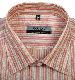 Сорочка мужская короткий рукав GREG 573/301/Z
