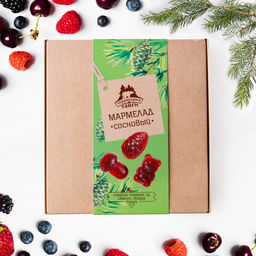 Мармелад сосновый флоу-пак крафт-коробка 500г