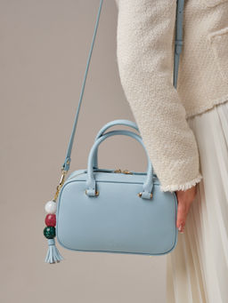 Кожаная сумка Hawaii DBR 31216 светло-голубой фото 5