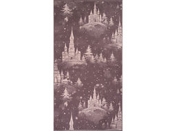 Полотенце махровое 6с102.413ж1 Зимняя сказка(т.с.мальв1) 81х160см