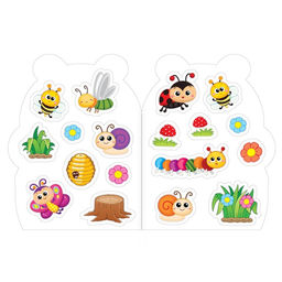 Раскраска с наклейками Пчёлка, 12 стр. - Буква-Ленд фото 3