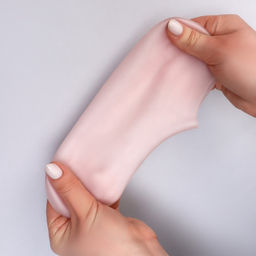 Носочки для педикюра, силиконовые, универсальный размер, розовые