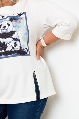 Джемпер Панда Молочный - Intikoma фото 8