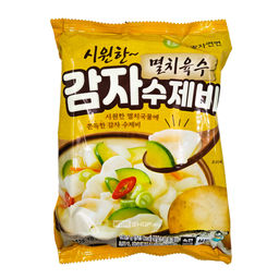 Корейский суп Суджеби со вкусом анчоусов с клёцками Iga, Корея, 184 г Акция