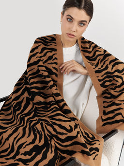 в составе ШЕРСТЬ и КАШЕМИР Большой, мягкий, теплый двусторонний палантин - Tantino фото 5