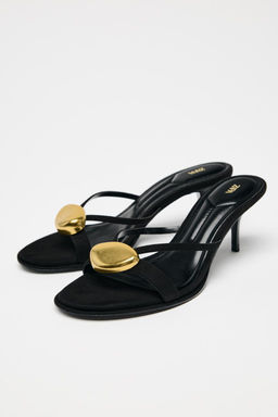 SANDALS WITH METAL DETAIL - Zara фото 2