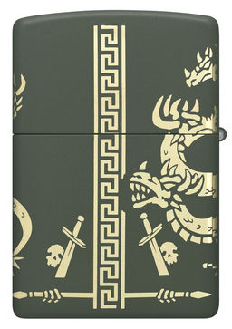 Зажигалка ZIPPO Дракон | Dragon Design 48907  фото 9