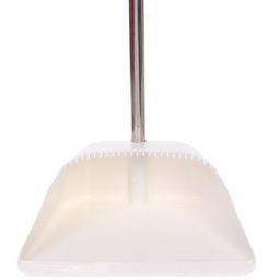 Набор для уборки, щетка для пола с совком "Профи" белый 8813